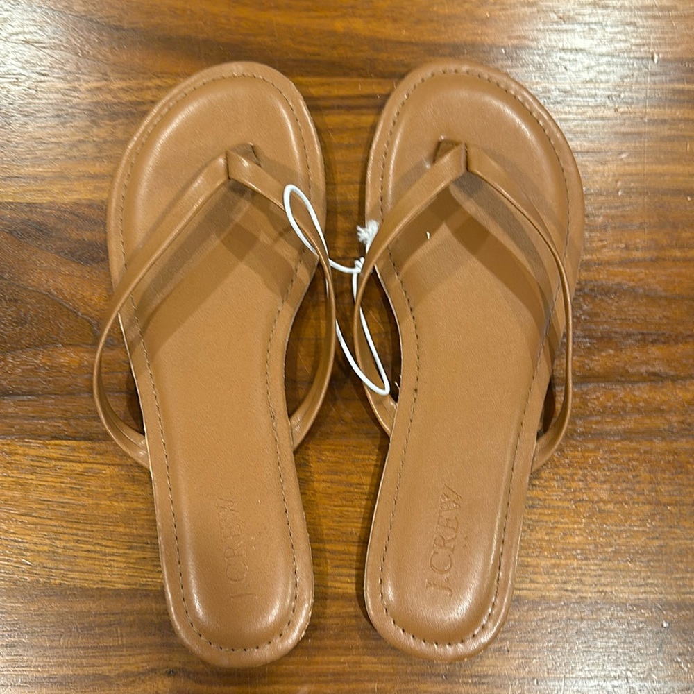 J. Crew, Brown summer sandals